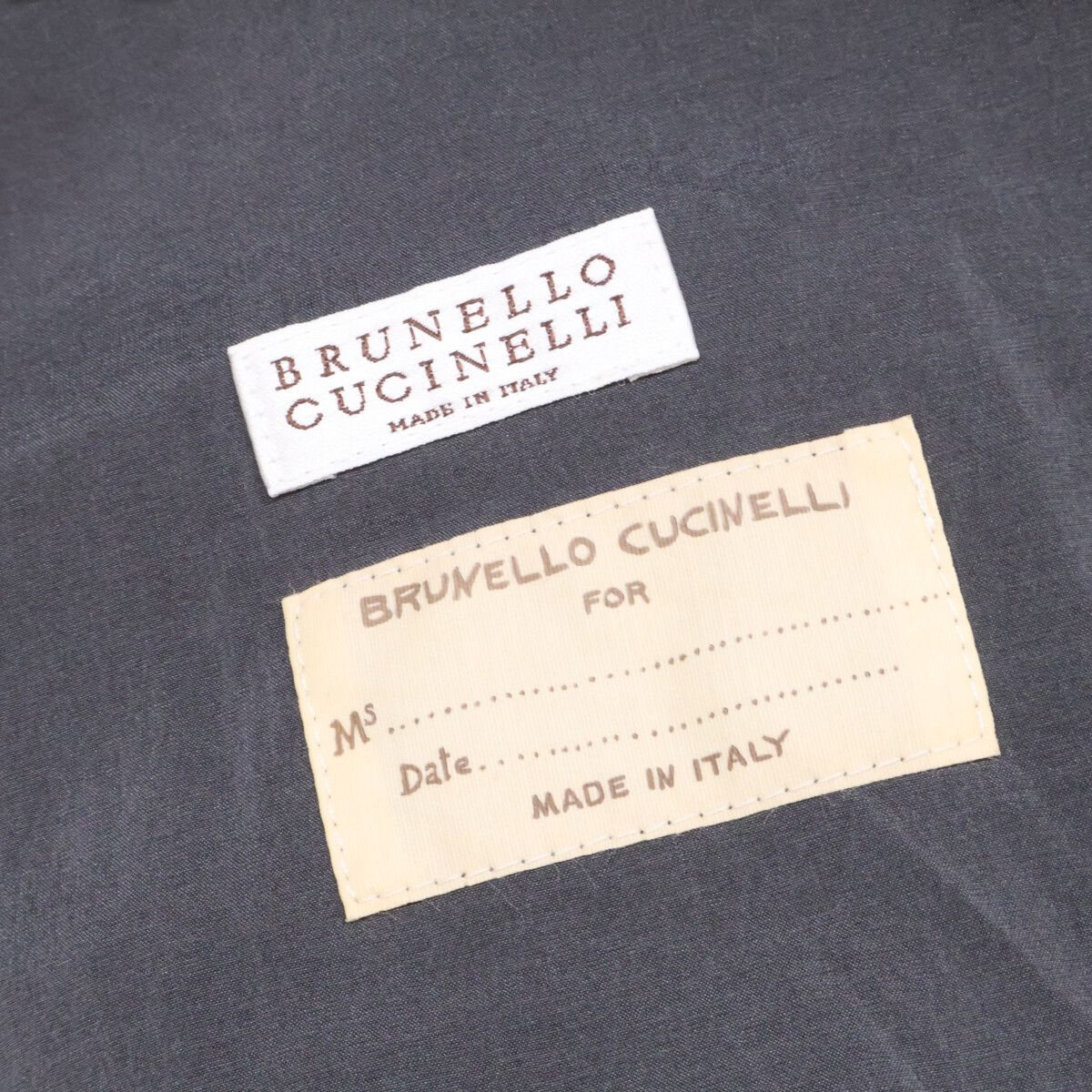 BRUNELLO CUCINELLI ブルネロクチネリ 美品 モニーレ装飾 ファー付き