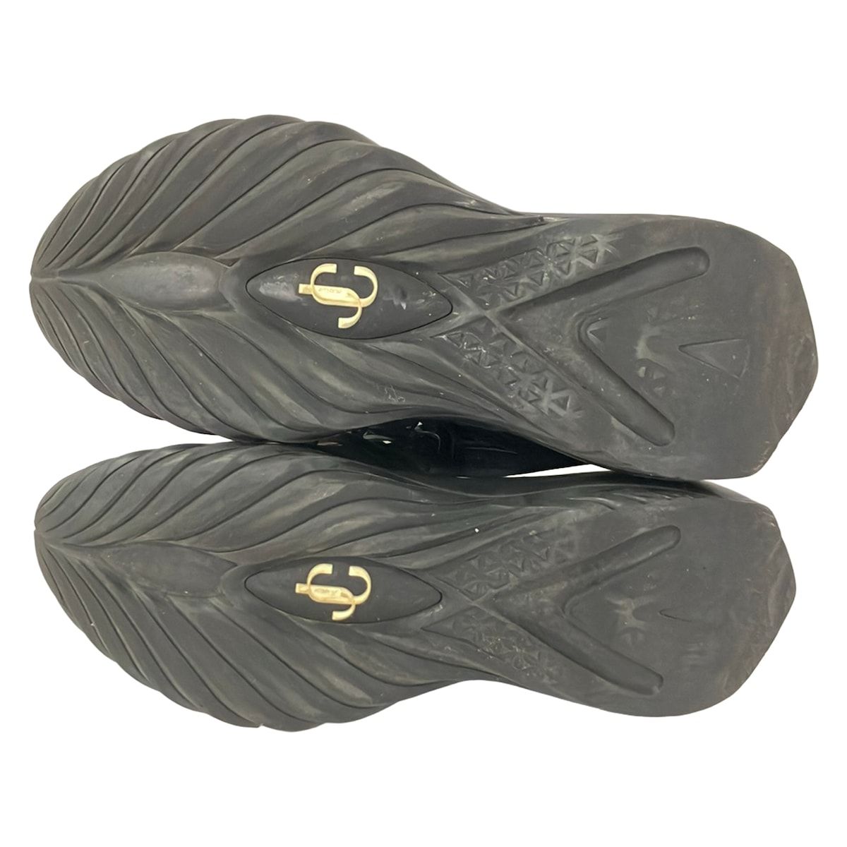 JIMMY CHOO(ジミーチュウ) スニーカー 38 レディース cosmos 黒×白