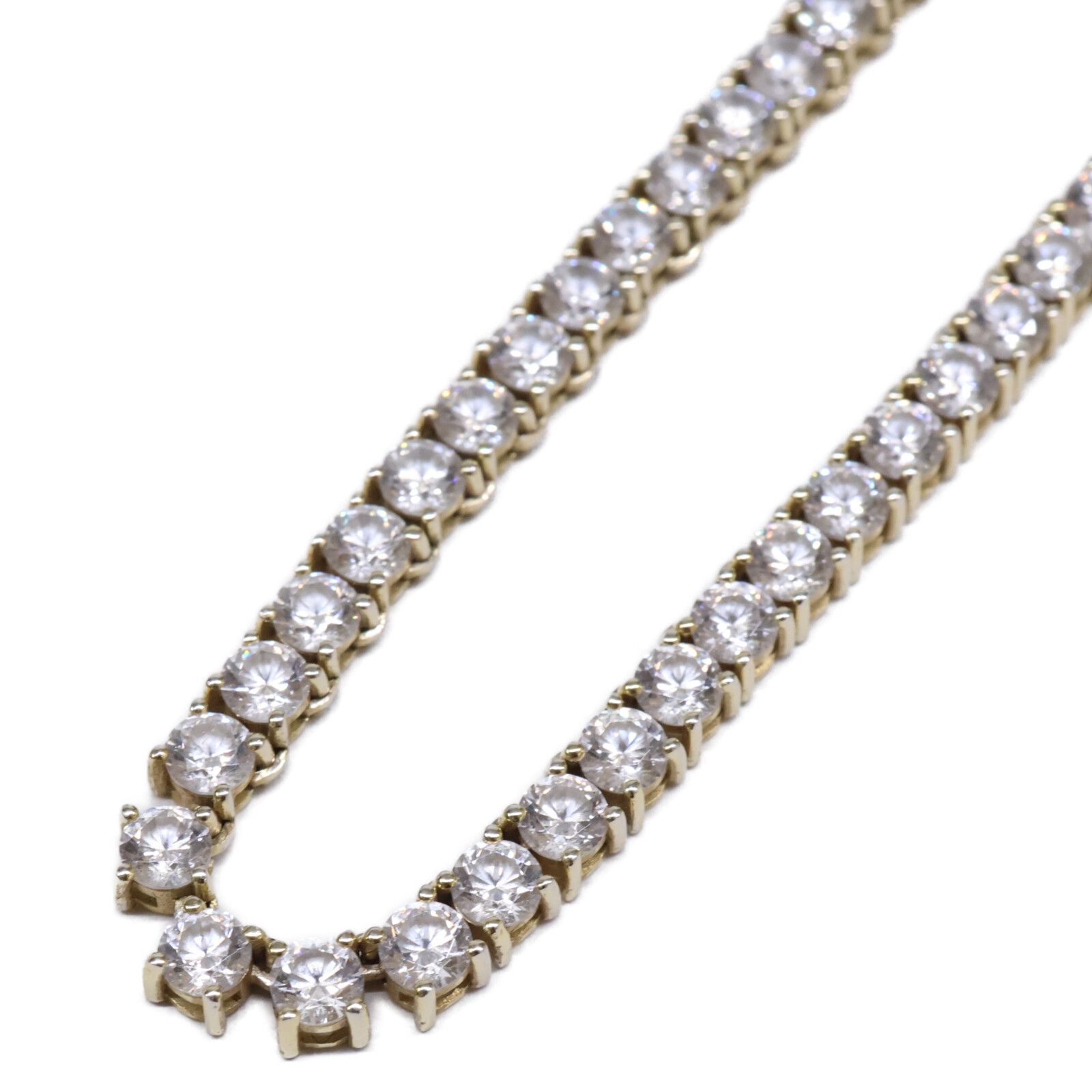 Glitter グリッター K10刻印 石付き ネックレス - Glitter グリッター K10刻印 石付き ネックレス - - メルカリ