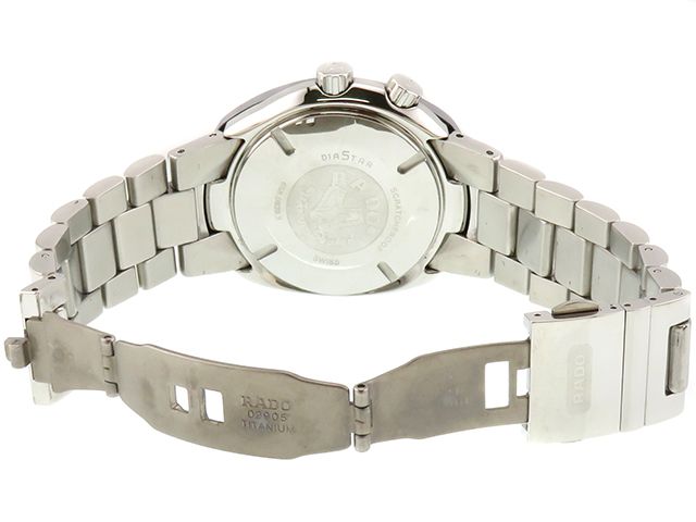 RADO ラドー ダイヤスター 65.0639.3 腕時計_x000D_
 ステンレススチール ブラック 自動巻き ブラック文字盤 メンズ【中古】207 RADO ラドー ダイヤスター 65.0639.3 ステンレススチール ブラック時計