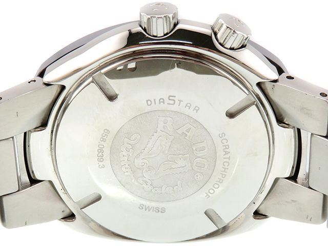RADO ラドー ダイヤスター 65.0639.3 ステンレススチール ブラック時計