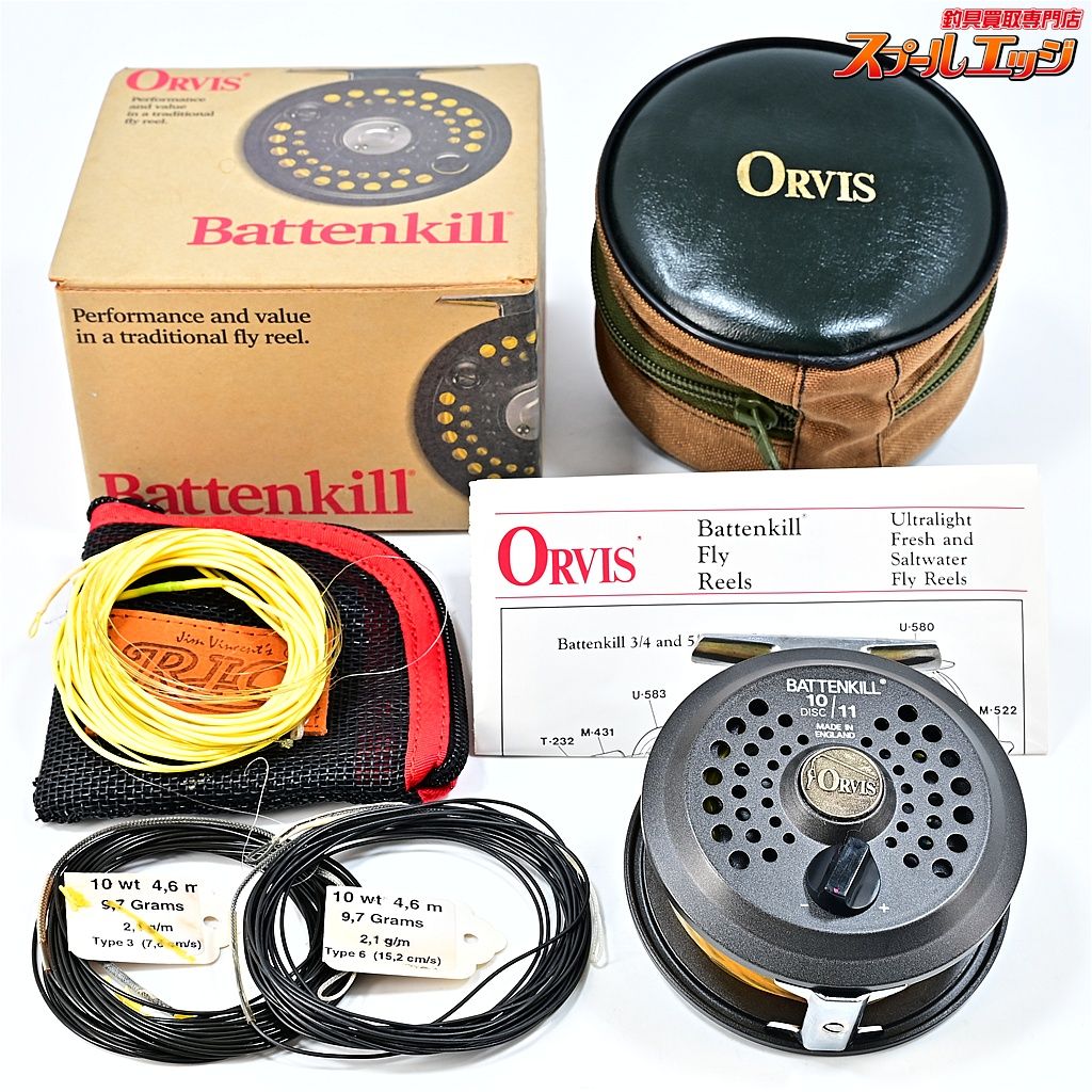★☆【オービス】 バテンキル バテンギル ディスク 10/11 フライリール 両巻 ORVIS BATTENKILL DISK★☆m46104
