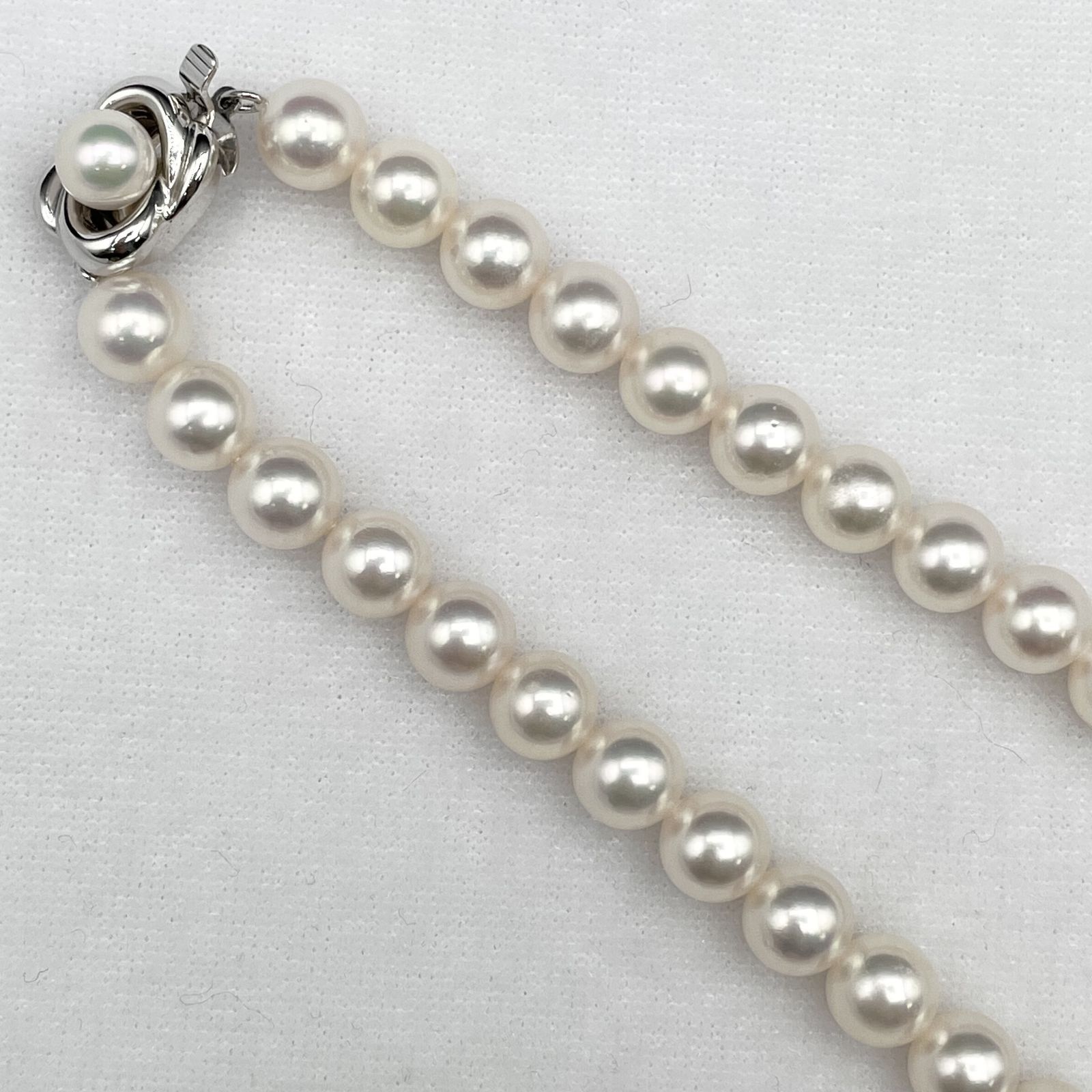 TASAKI アコヤ真珠 パール ネックレス 7.0-7.5mm Silver【2071534-1204