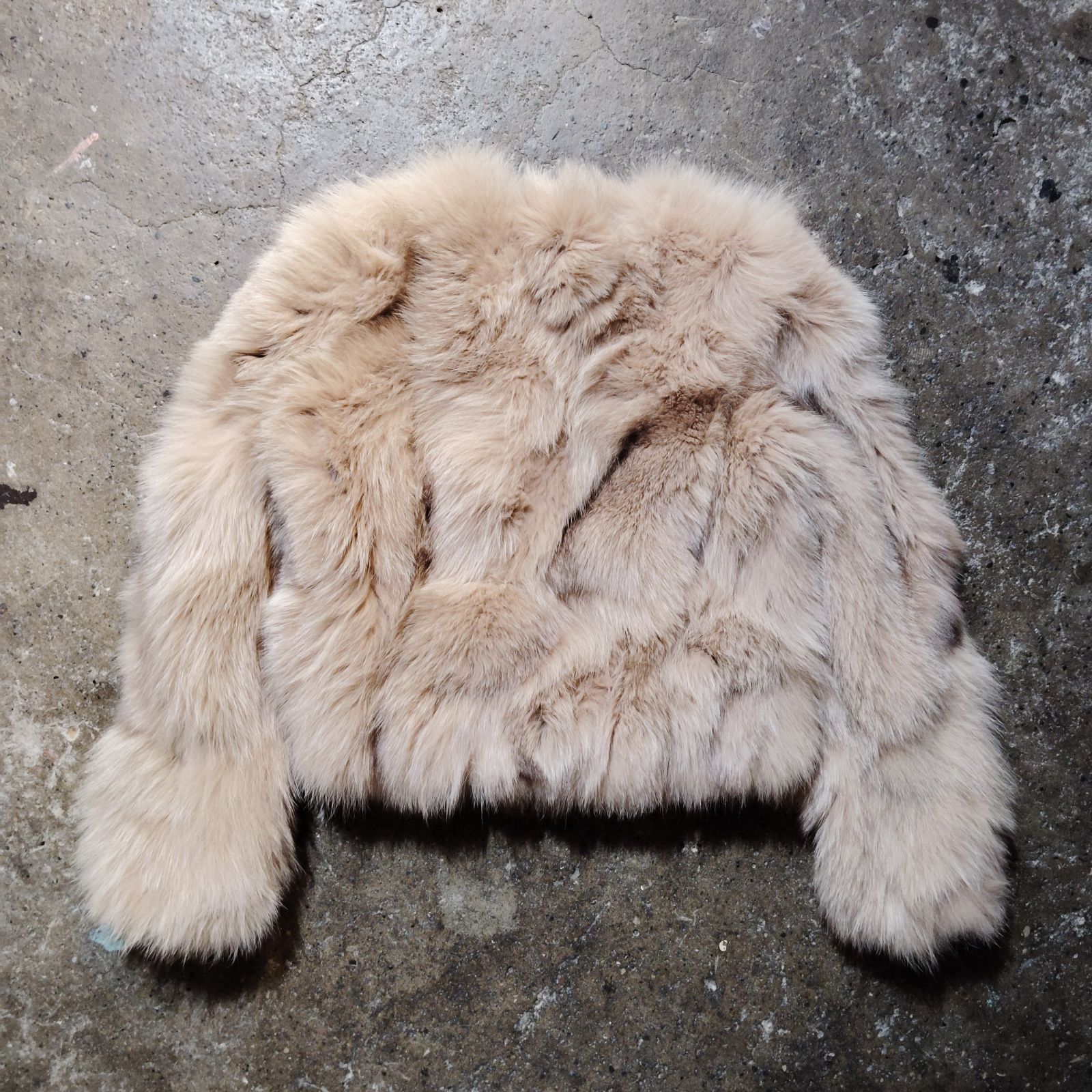 最終値下げ⭐︎【SEE BY CHLOE 】ベージュファーコート サイズ1 SEE BY CHLOE フォックスファーコート ショート丈 シーバイクロエ