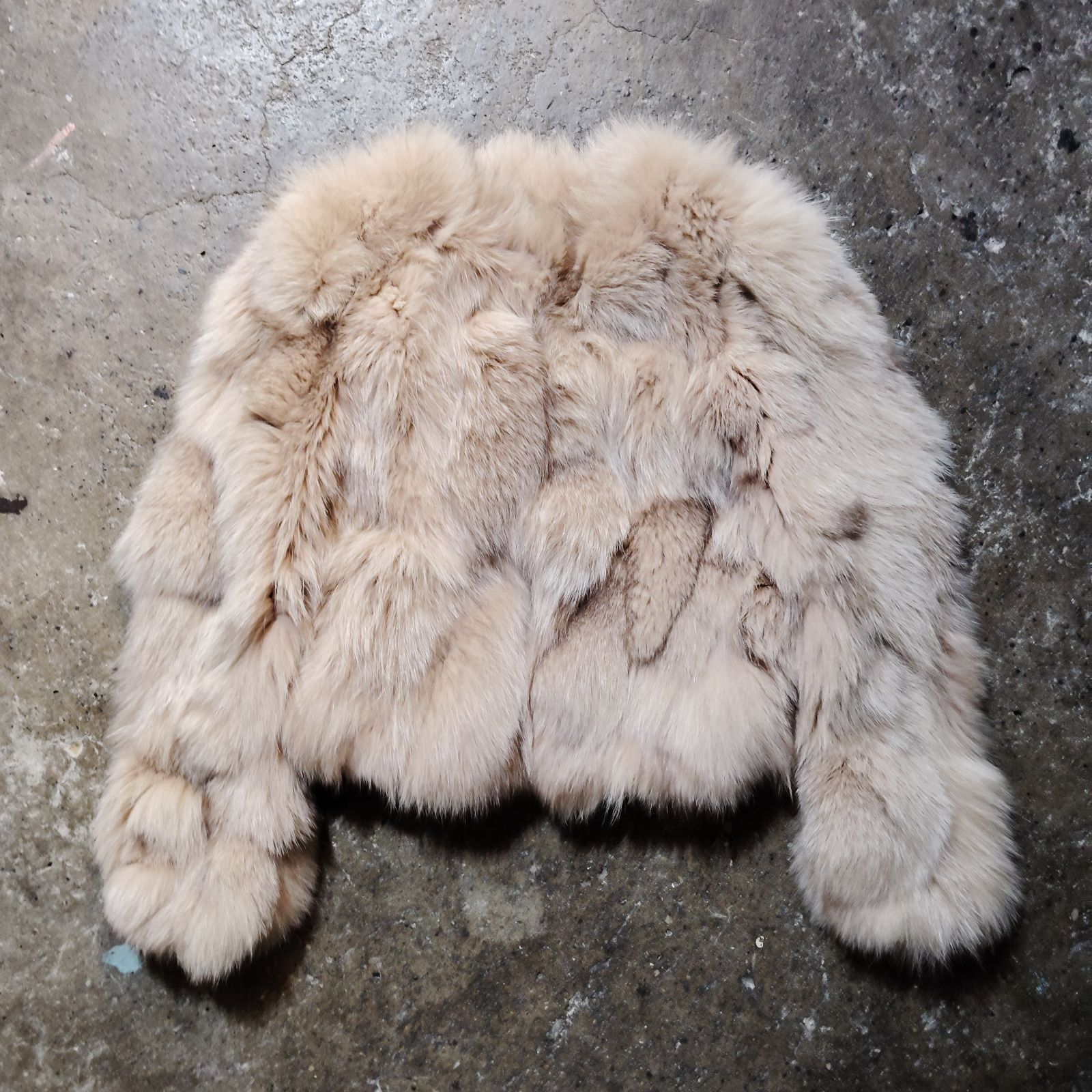最終値下げ⭐︎【SEE BY CHLOE 】ベージュファーコート サイズ1 SEE BY CHLOE フォックスファーコート ショート丈 シーバイクロエ