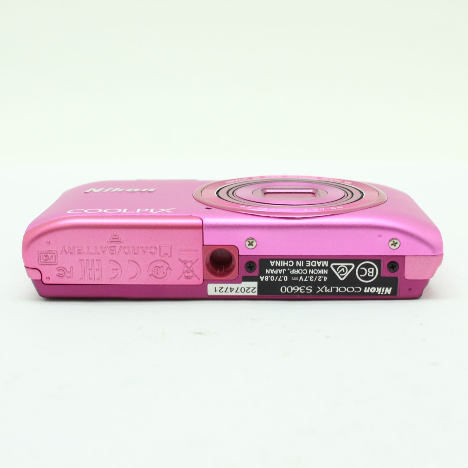 Nikon COOLPIX S3600 pink - メルカリ