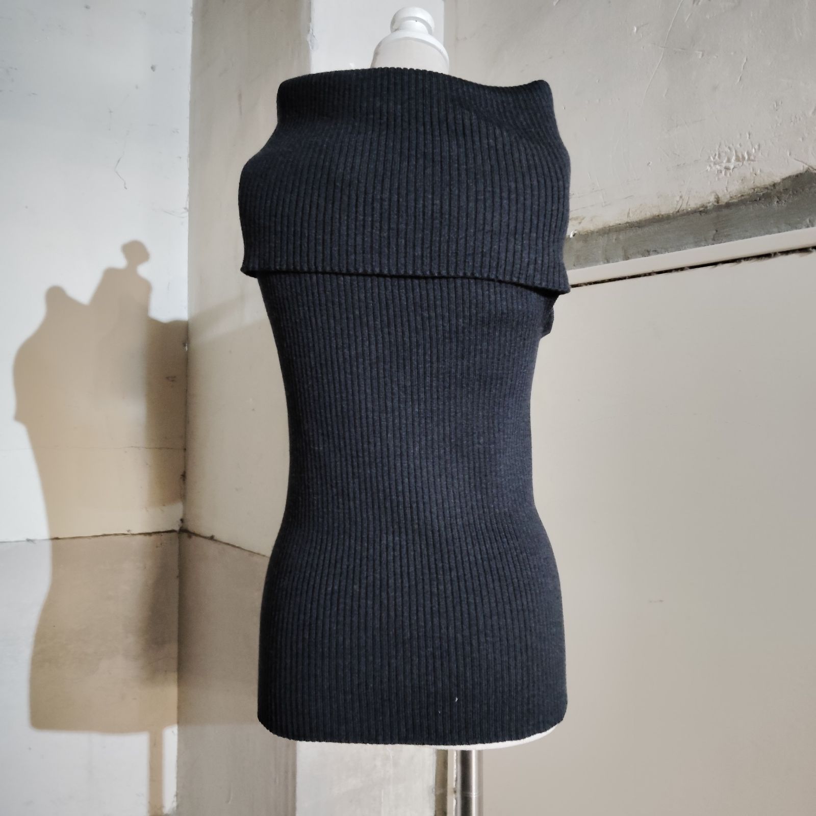 MM6 11aw ハイネックノースリーブニット エムエムシックス Maison