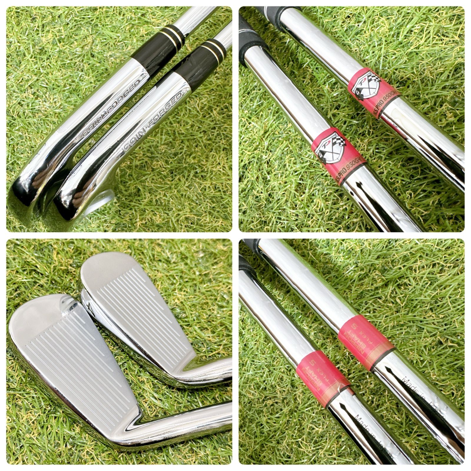 【まさ】テーラーメイド RAC FORGEDアイアン4〜P NS950 S 名器 テーラーメイド TaylorMade rac COIN FORGED TP 3番 4番 ロング
