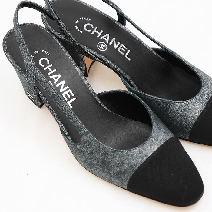 新品同様】CHANEL シャネル メタリック パンプス サイズ 36 レディース