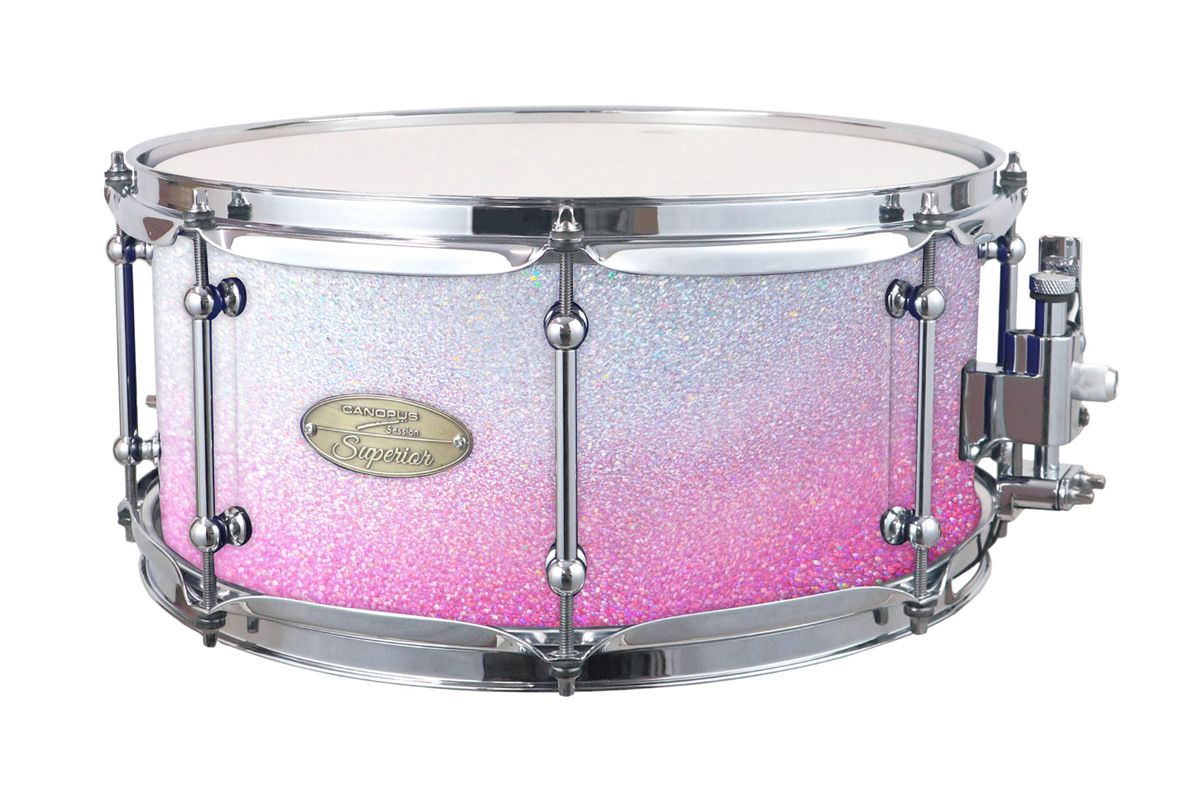 CANOPUS Session Superior Snare Drum SM-1465SP-CPF 6.5x14 Candy Prism Fade LQ