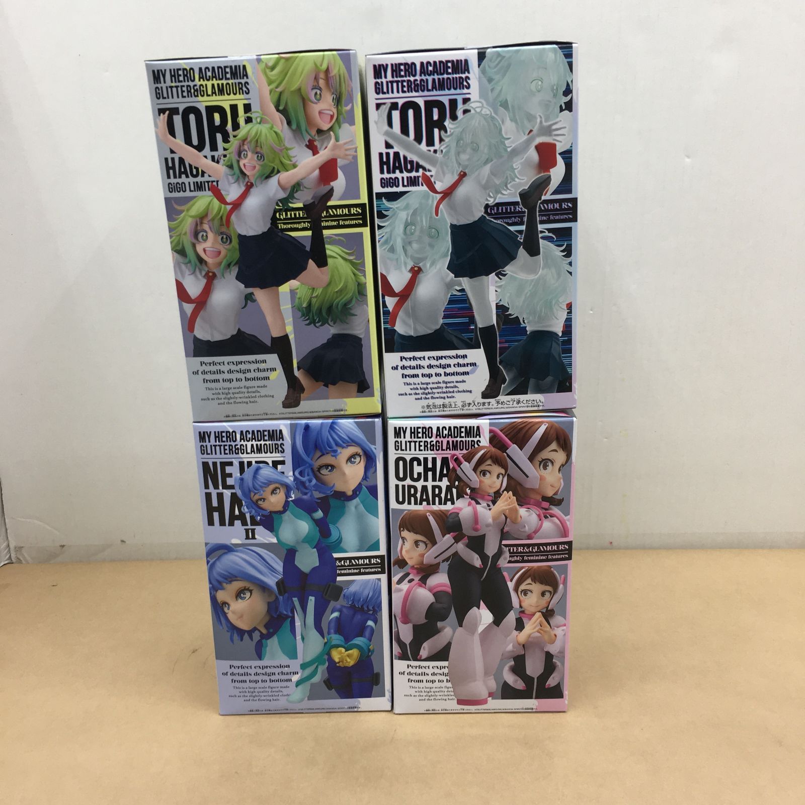 未開封 ヒロアカ GLITTER&GLAMOURS 葉隠透 波動ねじれ 麗日お茶子