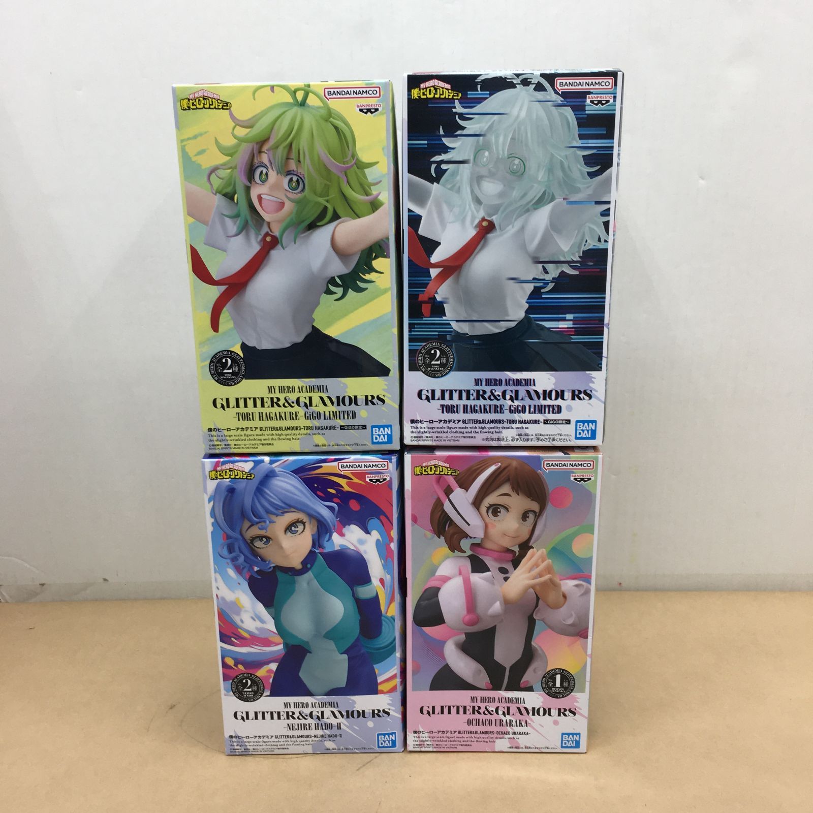未開封 ヒロアカ GLITTER&GLAMOURS 葉隠透 波動ねじれ 麗日お茶子