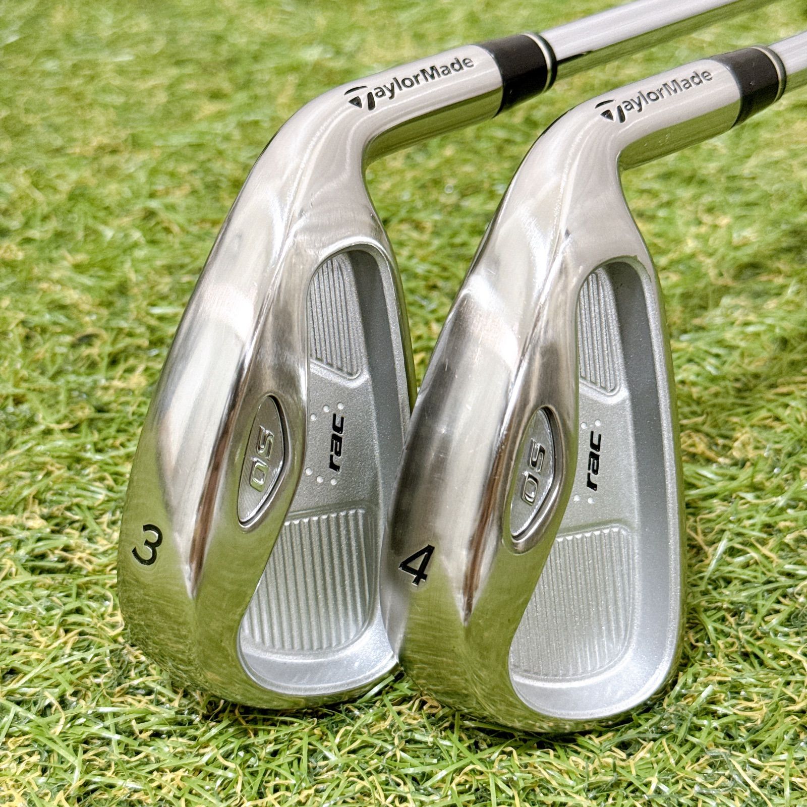 名器 テーラーメイド TaylorMade rac OS 3番 4番 ロングアイアン 2本