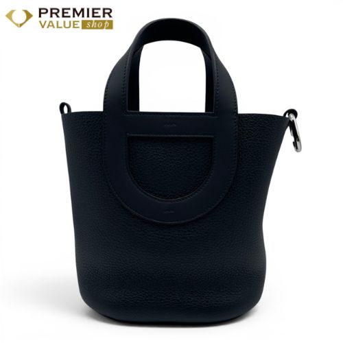 エルメス インザループ 18 ノワール トリヨンクレマンス/スイフト シルバー金具 K刻印