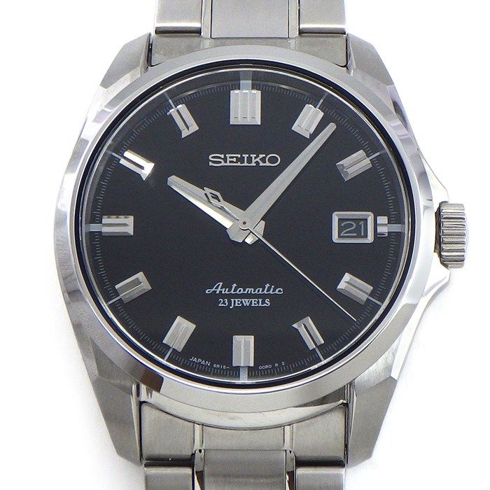セイコー SEIKO 腕時計 メカニカル SARB021/6R15-00H0 デイト 裏スケ ブラック文字盤 SS 自動巻き 【箱・保付き】 【中古】