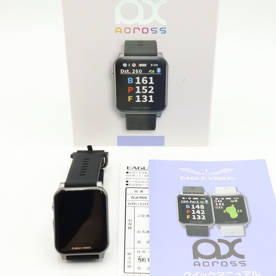 美品】EAGLE VISION AX EV-539BK ブラック GPSゴルフナビ イーグル