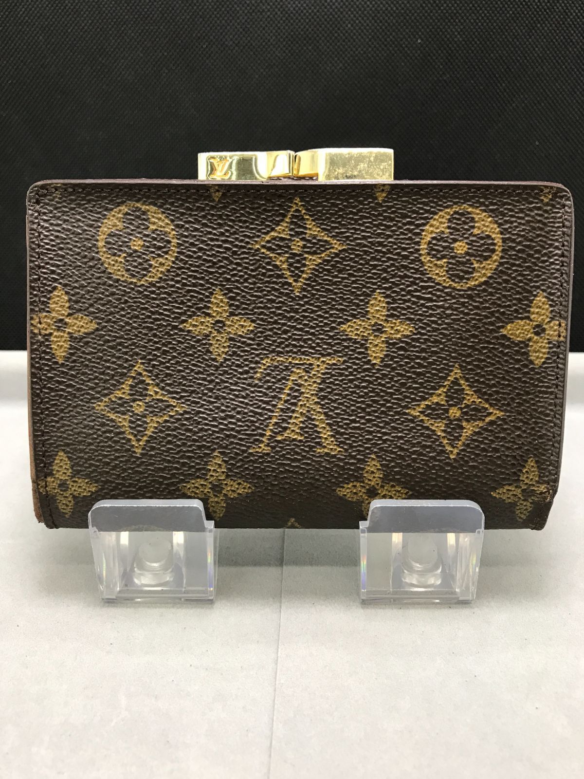 LOUISVUITTON ルイヴィトン 二つ折り財布 がま口 ポルトモネビエ