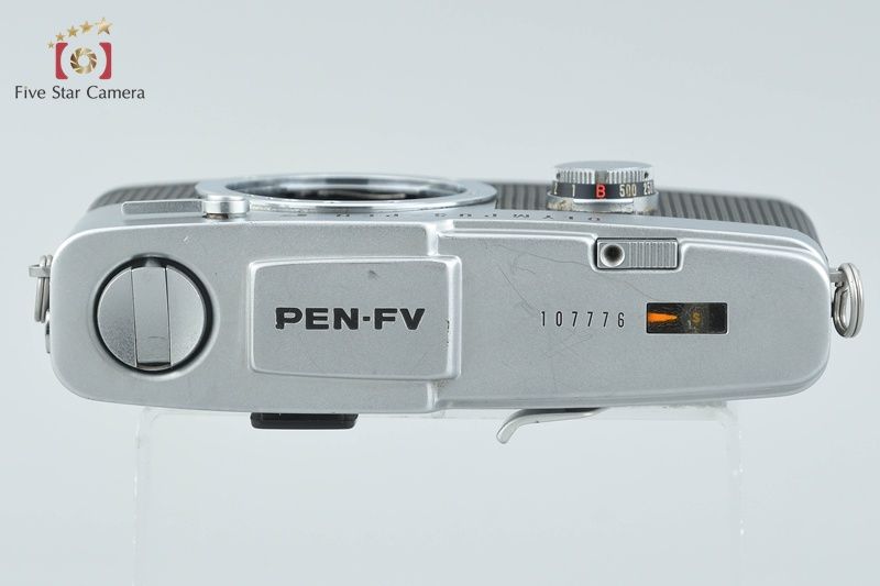 中古】OLYMPUS オリンパス PEN FV シルバー フィルム一眼レフカメラ