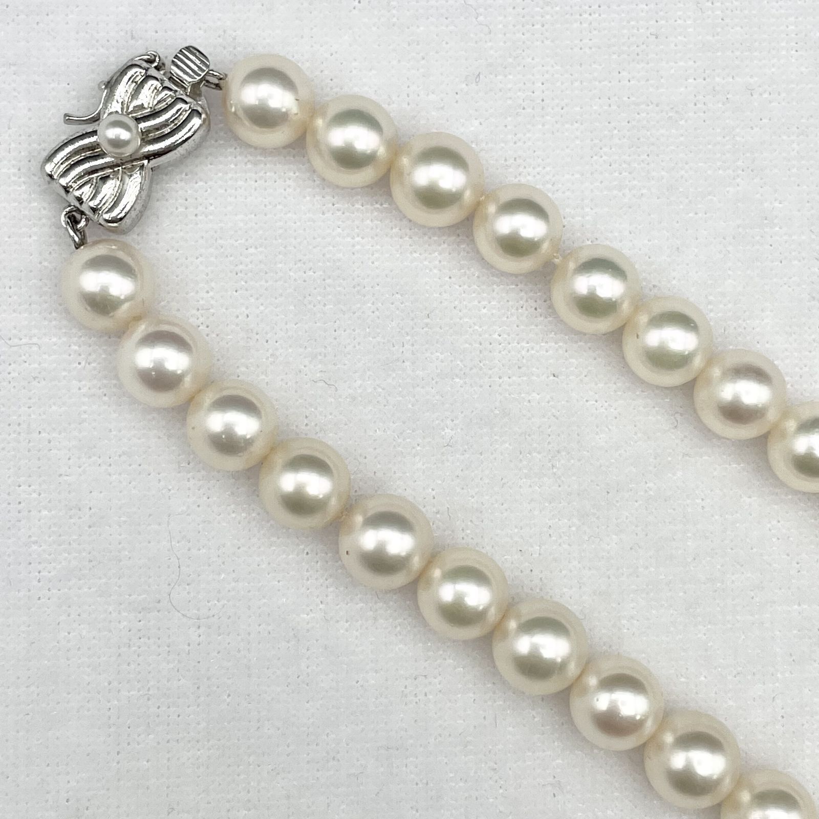 TASAK アコヤ真珠 約7mm-7.5mm ネックレス Silverr【2136851-0108
