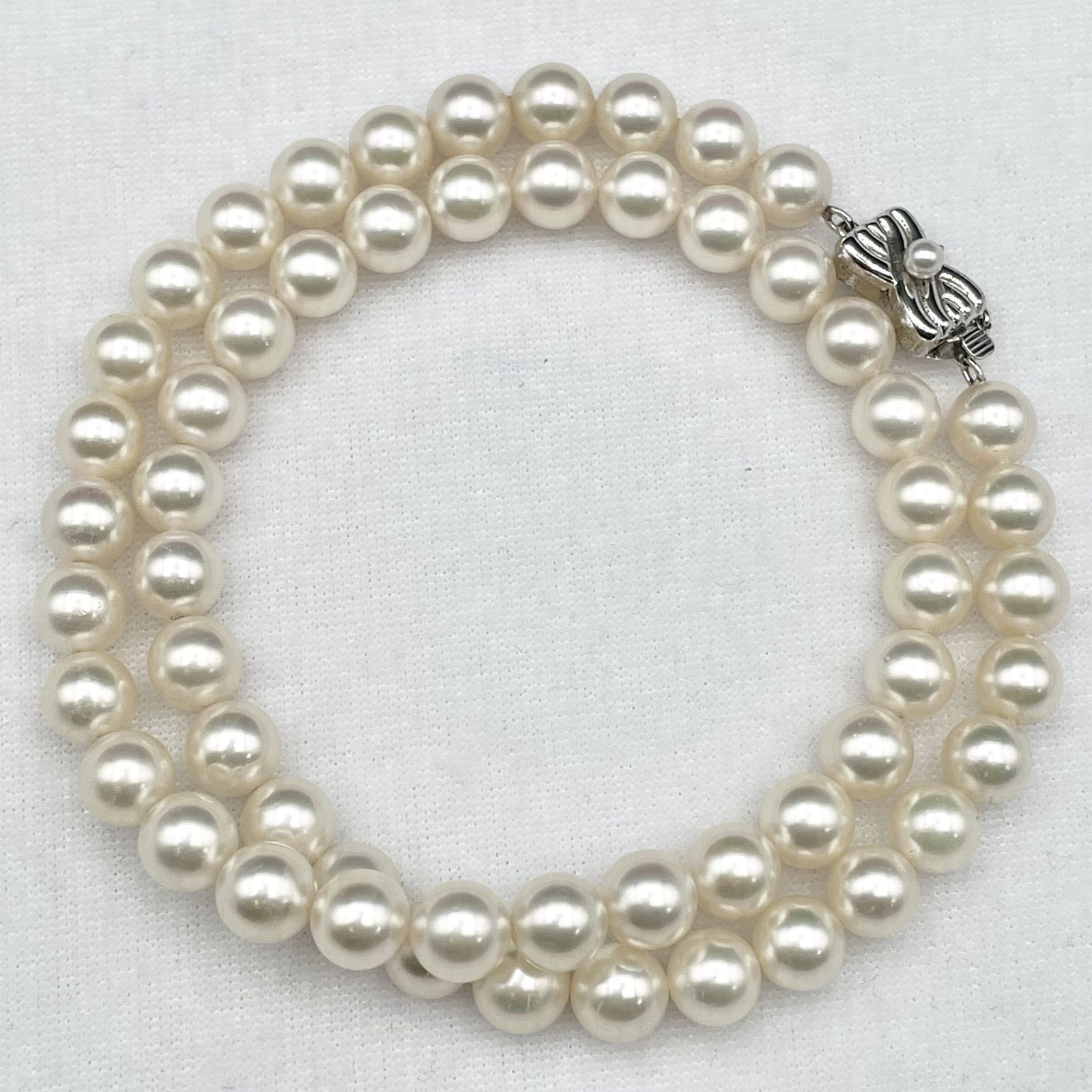 TASAK アコヤ真珠 約7mm-7.5mm ネックレス Silverr【2136851-0108