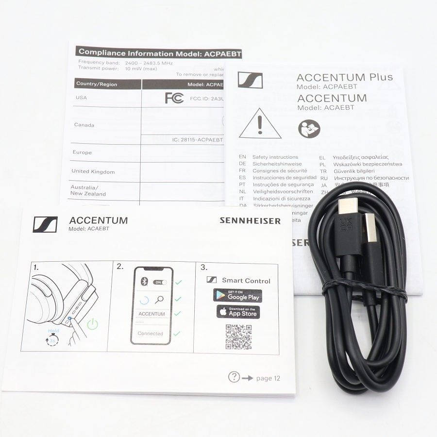 美品】SENNHEISER ACCENTUM Wireless ブルー Amazon限定カラー
