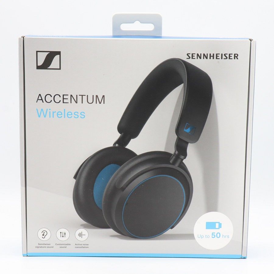 美品】SENNHEISER ACCENTUM Wireless ブルー Amazon限定カラー