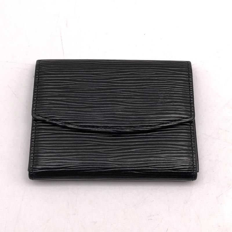 中古】LOUIS VUITTON エピ ポルトモネ サーンプル M63412 ブラック