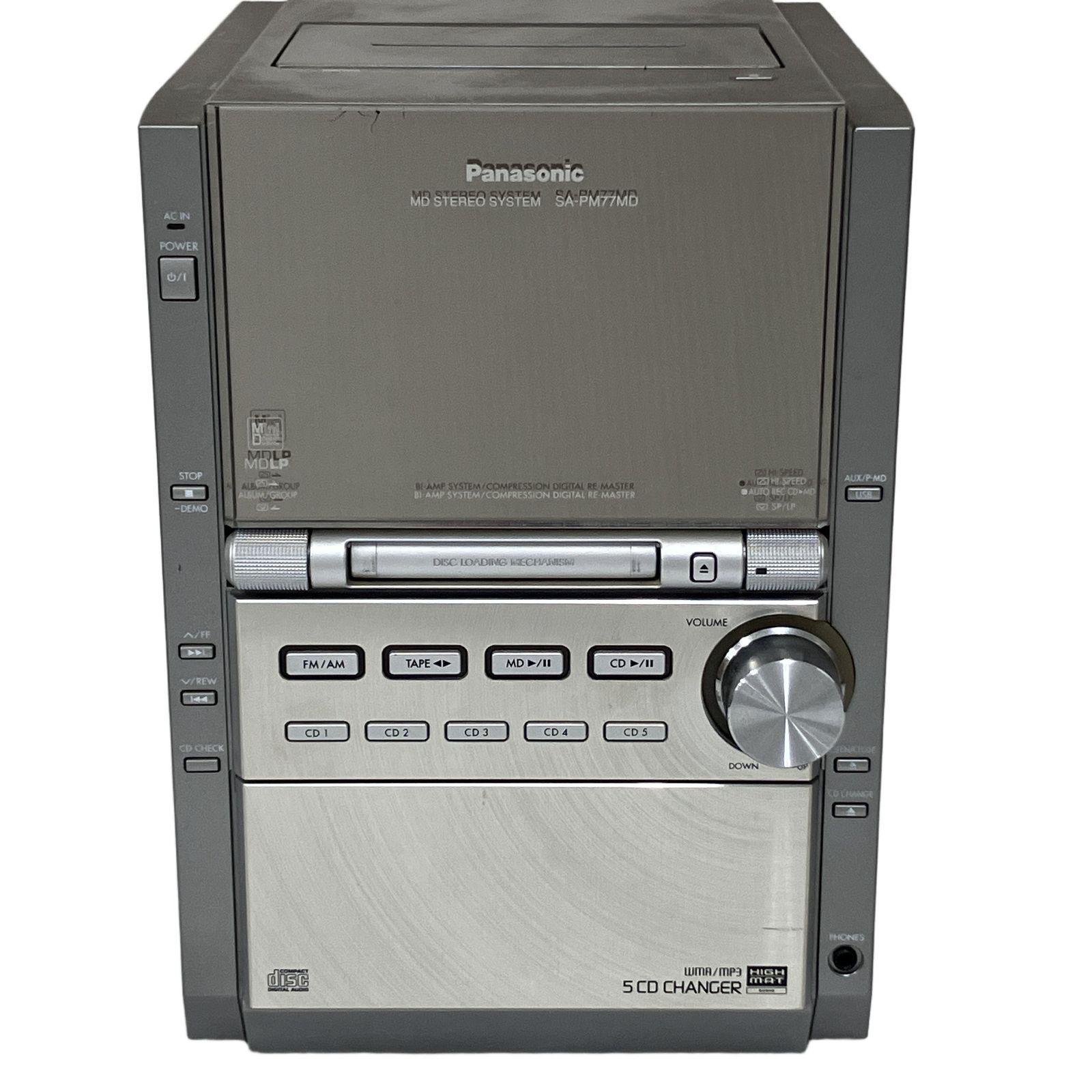 Panasonic パナソニック SC-PM77MD MDステレオシステム ミニコンポ CD