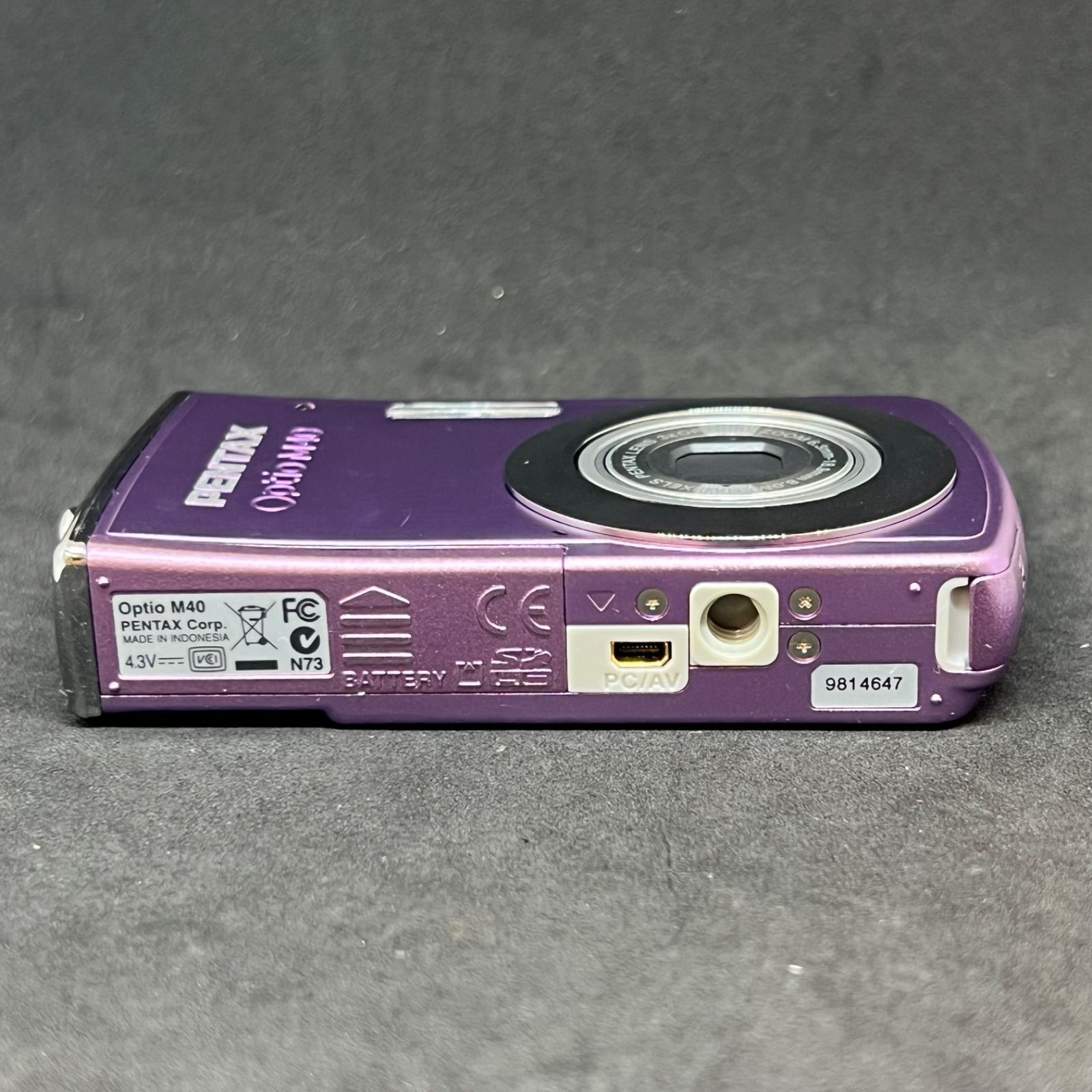T6726 【 通電確認済み 】PENTAX ペンタックス Optio M40 コンパクト