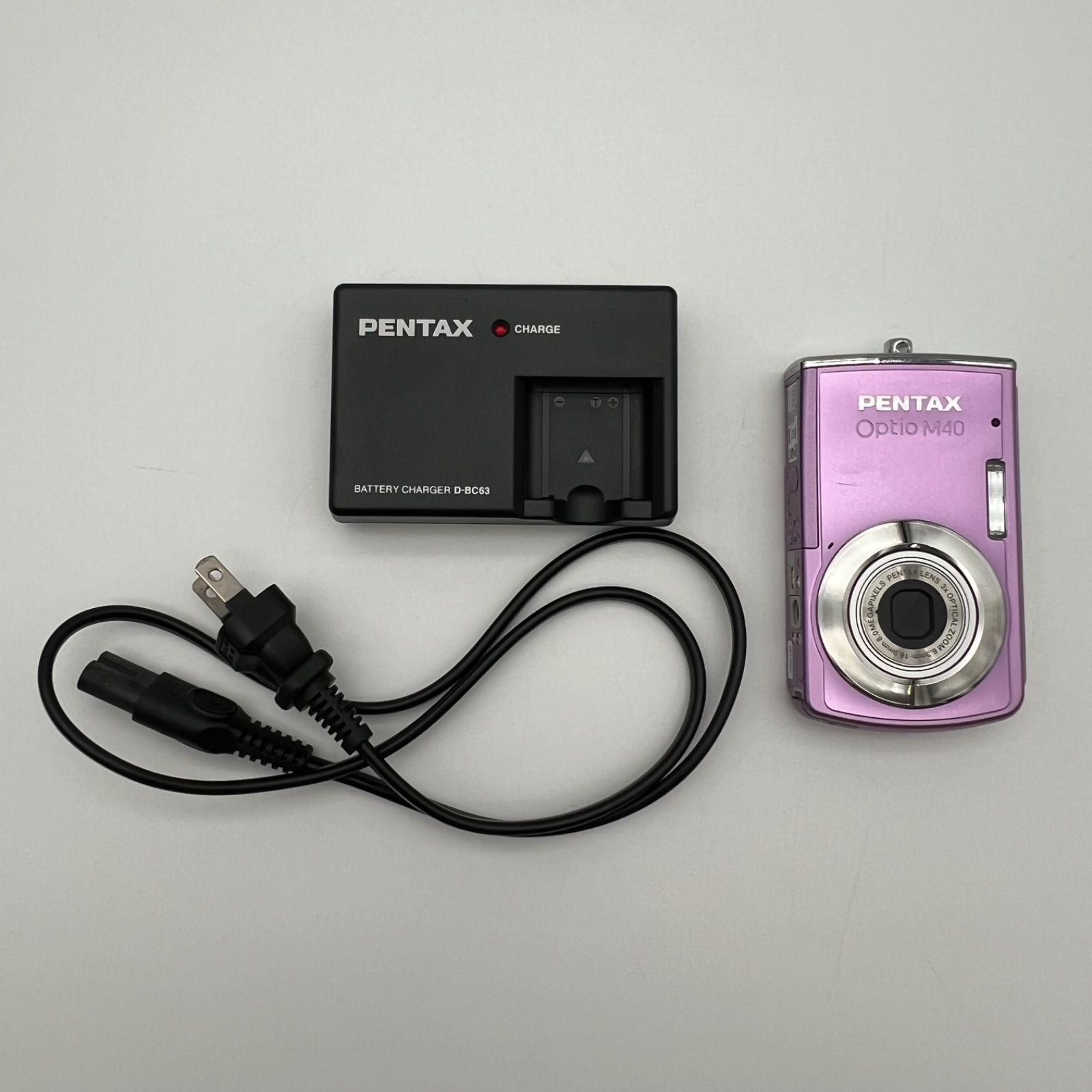 T6726 【 通電確認済み 】PENTAX ペンタックス Optio M40 コンパクト