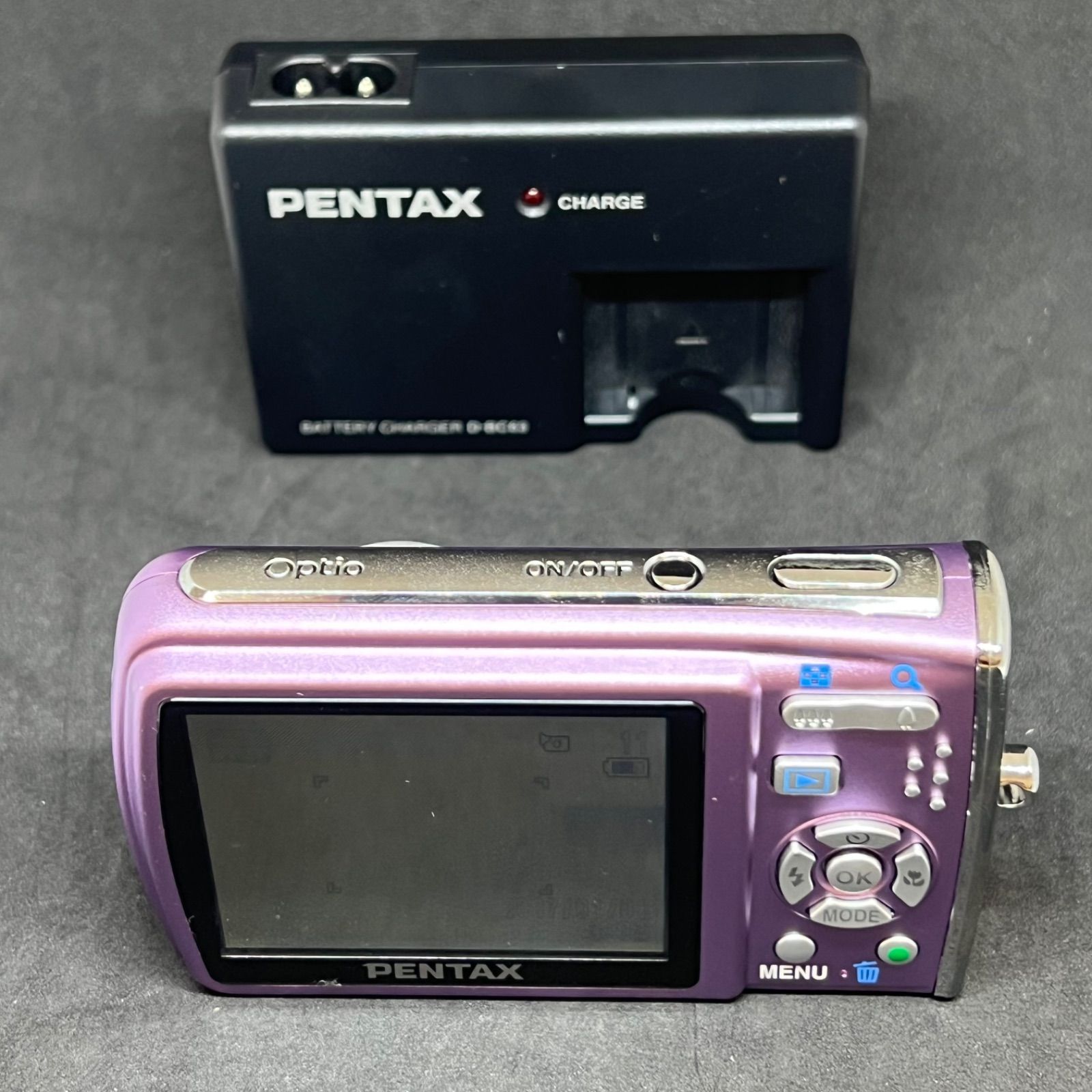 T6726 【 通電確認済み 】PENTAX ペンタックス Optio M40 コンパクト