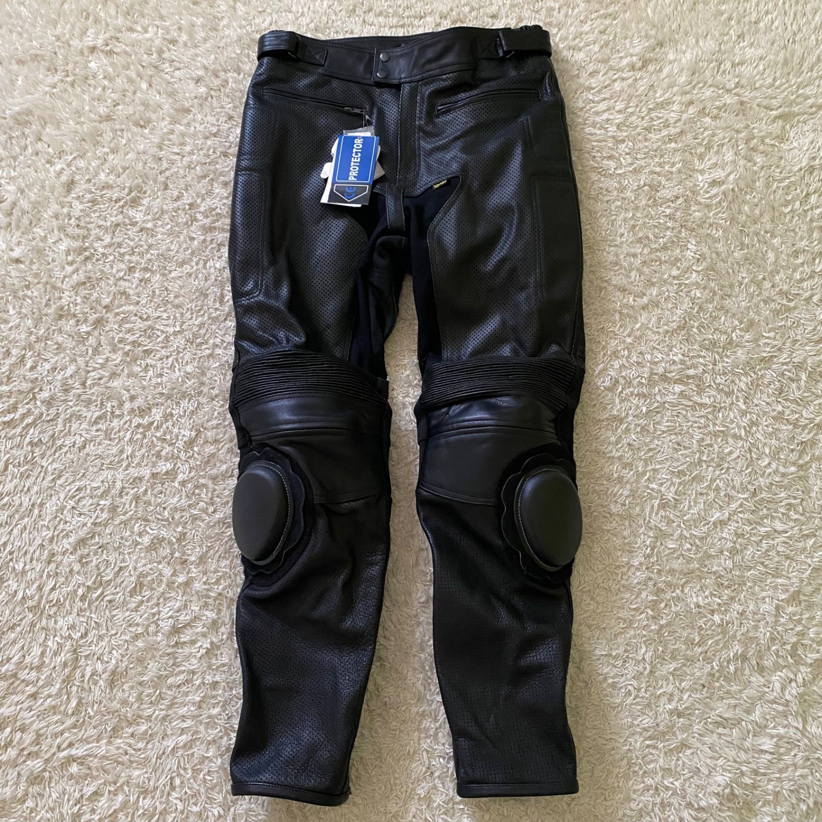 新品！Clooney レザーパンツ パンチングレザー ライディング ブーツ