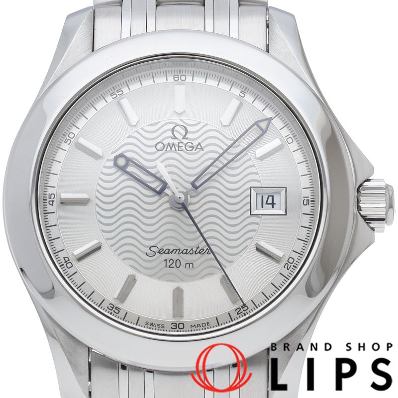 オメガ シーマスター120M クォーツ 36mm 2511.31 SS メンズ時計 シルバー 仕上げ済 美品 【中古】