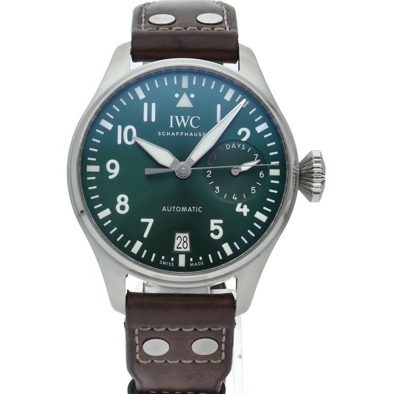 インターナショナルウォッチカンパニー IWC ビッグパイロットウォッチ 7デイズ IW501015 箱 保証書 SS/革 メンズ時