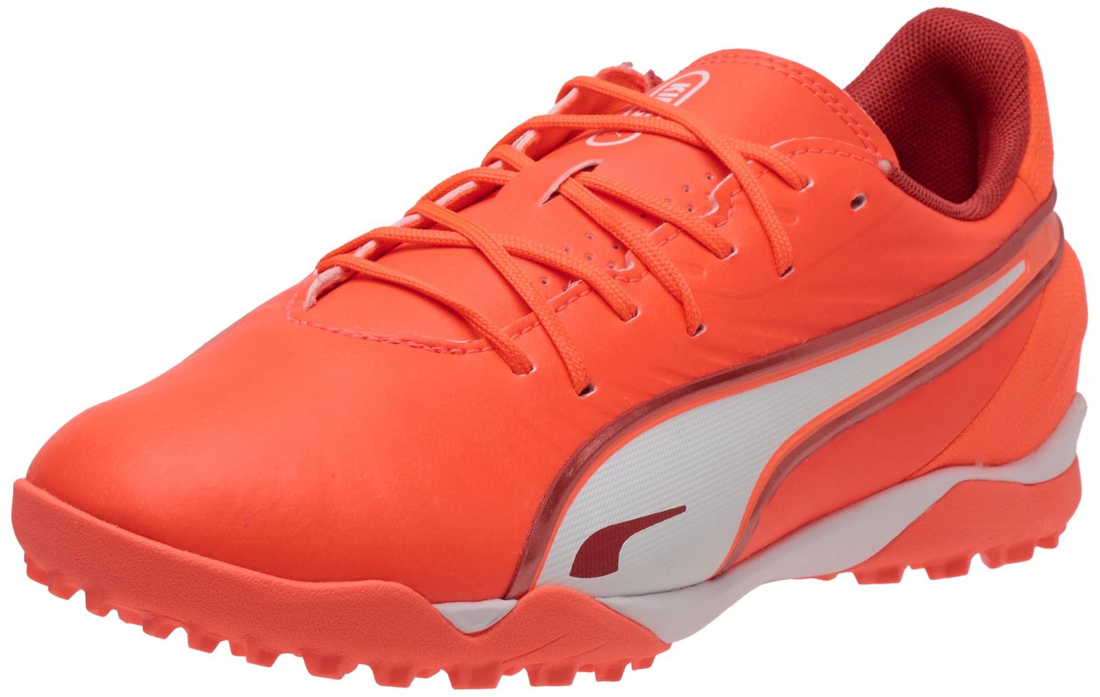 プーマ（PUMA） ジュニア サッカートレーニングシューズ キング マッチ TT+MID JR グローイングレッド/プーマホワイト/レッドファイア 108324-01