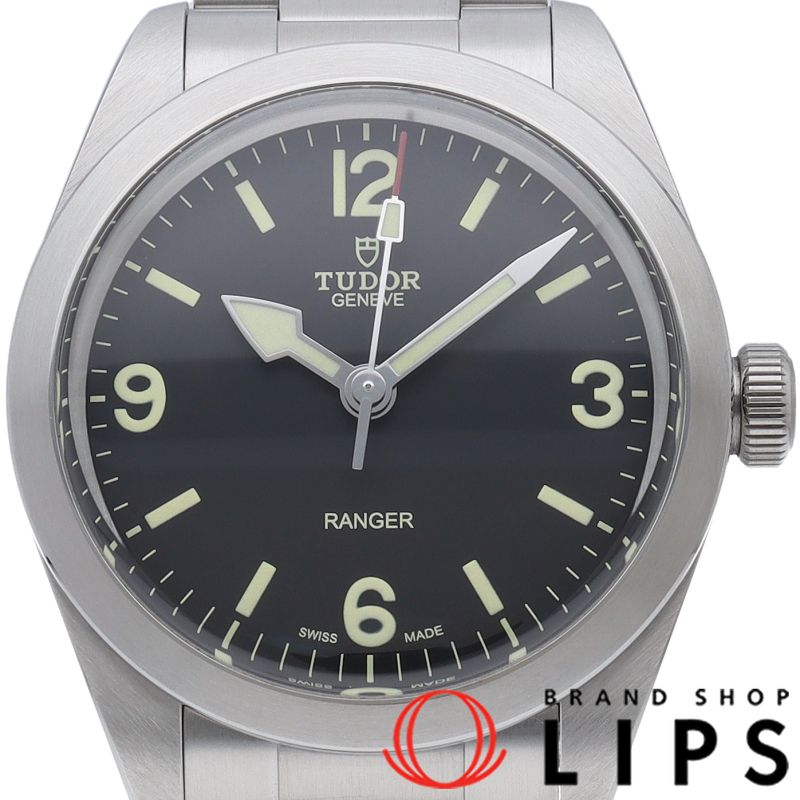 チューダー レンジャー ウォッチ 39mm M79950-0001 箱 保証書 SS メンズ時計 ブラック 仕上げ済 美品 【中