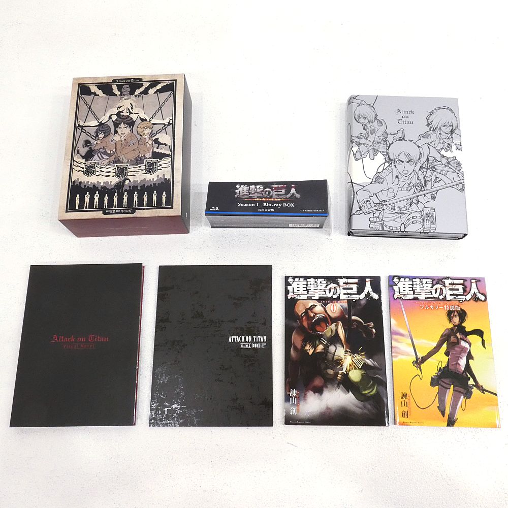 小牧店】TVアニメ 「進撃の巨人」 Season1 Blu-ray BOX 初回限定版