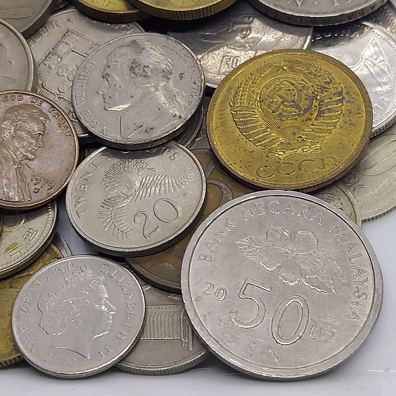外国コイン まとめて 約0.25kg(約250g) 海外硬貨 古銭 アメリカ