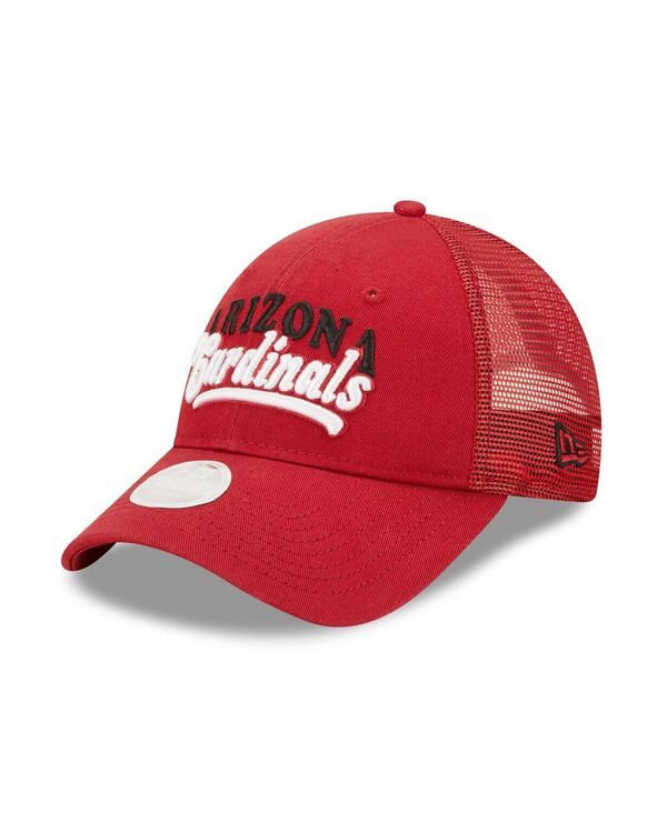 ニューエラ レディース アクセサリー 帽子 New Era Womens Cardinal Arizona Cardinals Team Trucker 9FORTY Snapback Hat Car