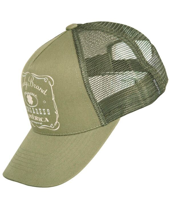 ラッキーブランド レディース アクセサリー 帽子 ヴィンテージ VintageLike Lucky Brand Trucker Hat Moss
