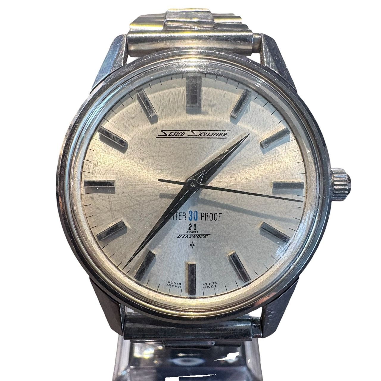 動作品SEIKO セイコー SKYLINER 21石 手巻き腕時計 J7-072280S