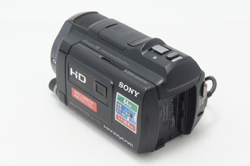 美品 SONY ソニー デジタルビデオカメラ HANDYCAM HDR-PJ630V ブラック