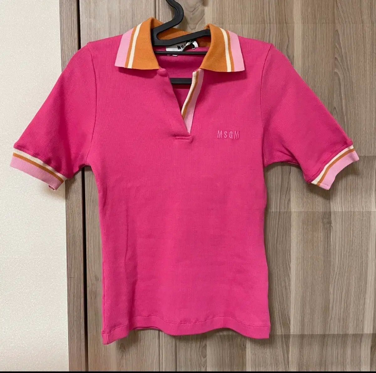 新品 MSGM ピンク 半袖 XS