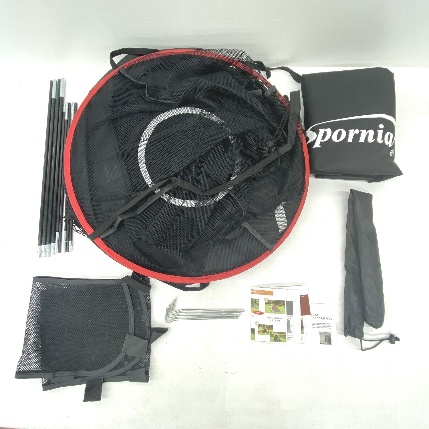 Spornia ゴルフネット　折り畳み ☆加古川物流】中古 未検品 Spornia 折りたたみ式 ゴルフネット 幅 約