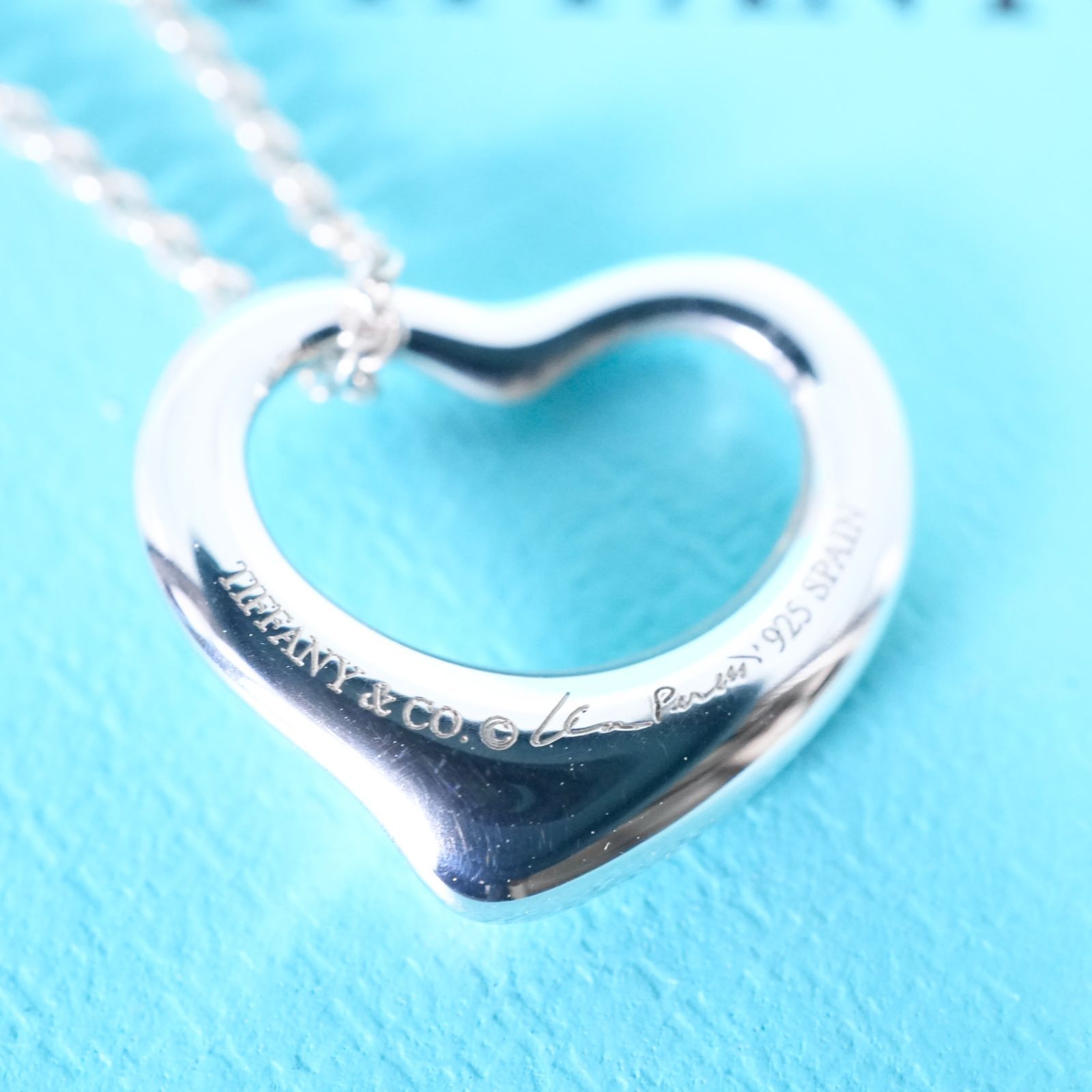 ティファニー オープンハート シルバー ペンダントトップ pendant top 