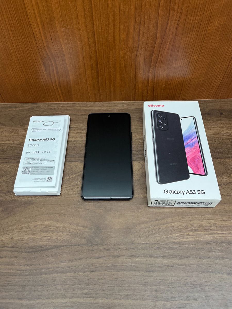 Galaxy A53 5G SC-53C オーサムブラック SIMフリー docomo - メルカリ