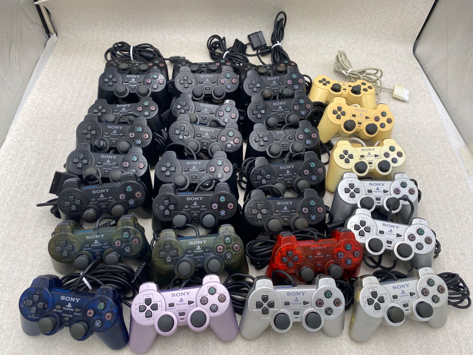 SONY - ﾌﾟﾚｲｽﾃｰｼｮﾝ2.3 ｼﾞｬﾝｸ まとめて ﾏｷﾞｶ SONY プレイステーション2 DualShock 2 コントローラー ジャンク