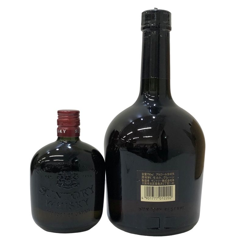 サントリーウイスキー2本 750ml+180ml 未開栓 - メルカリ