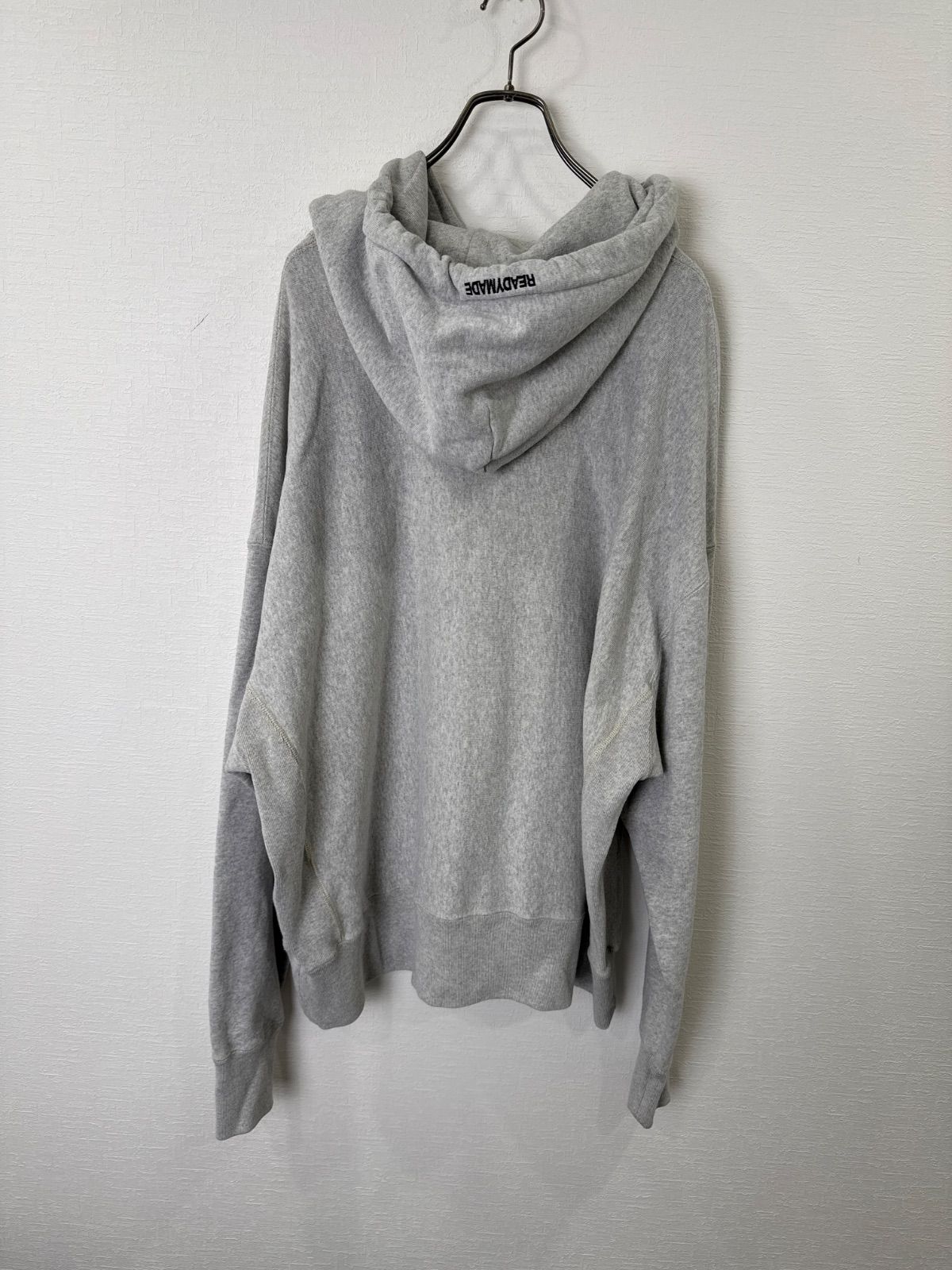 READYMADE - READYMADE レディメイド パーカー L グレー 【古着】【中古】 R00337｜READYMADE｜レディメイド｜パーカー｜フーディー｜プル