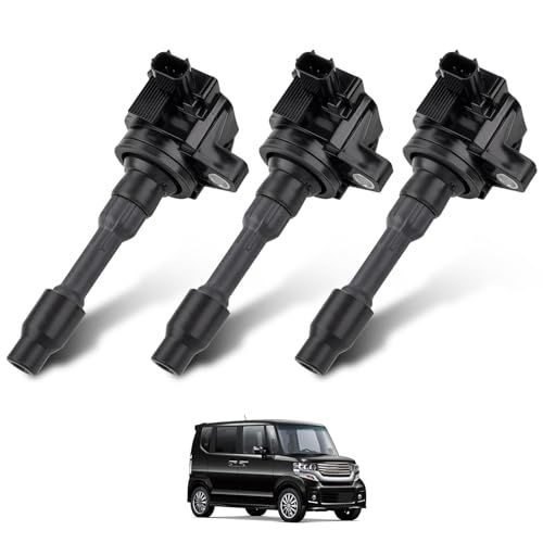 Virauto ホンダ 専用 イグニッションコイル 3ピン ターボ車対応 30520-5Z2-003 30520-5Z2-013 N-BOX JF1 JF2 N-ONE JG1 JG2 N-WGN JH1 JH2 対応 純正互換 高性能 点火 f7662e5b